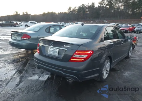 2013 Mercedes-Benz C 300 Sport 4Matic from USA, damaged, VIN WDDGF8AB2DR250911